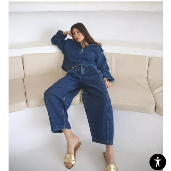 Zara Gold Women Sandals (7) - Picture 1 of 11